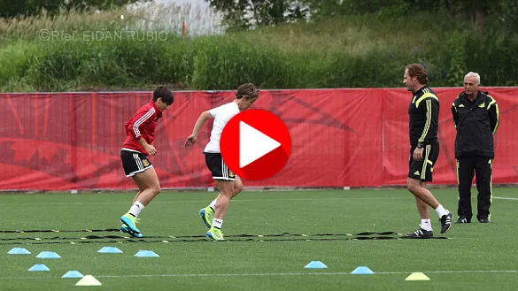Último entrenamiento de la Selección femenina en Montreal