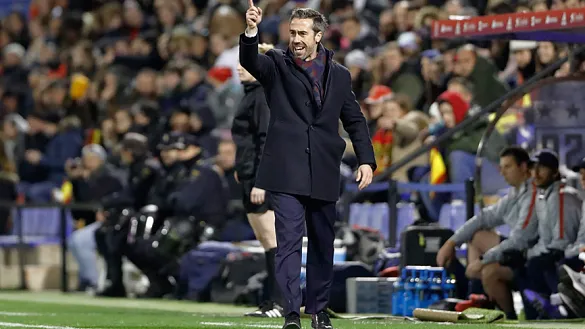 El seleccionador Jorge Vilda durante el encuentro entre España y Estados Unidos