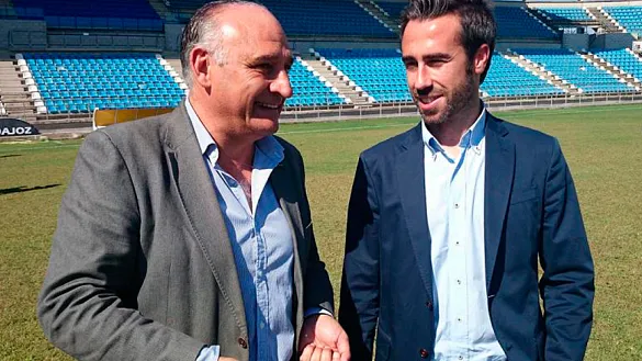 Jorge Vilda, en el Nuevo Vivero de Badajoz