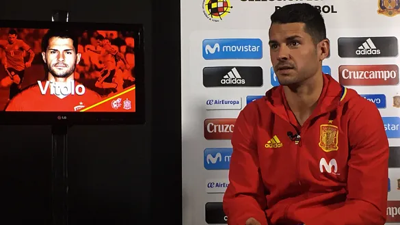 Vitolo en una entrevista