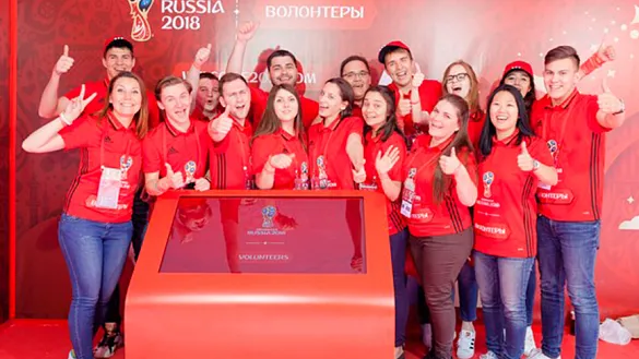 El Mundial de Rusia marca un nuevo récord, más de 17.000 voluntarios