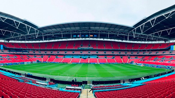 Panorámica del estadio de Wembley