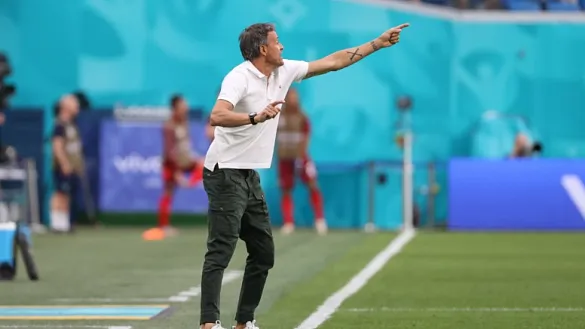 El seleccionador nacional durante la eliminatoria entre Suiza y España disputada en San Petersburgo