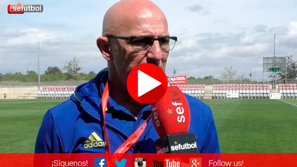 Luis de la Fuente atiende a SeFutbol tras el España Vs Georgia