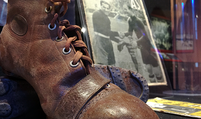 Las botas de Ricardo Zamora
