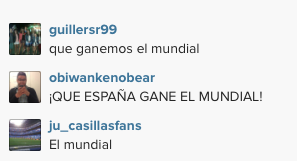Comentarios Instagram