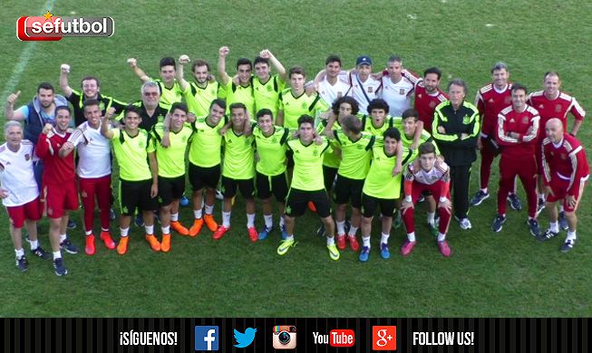 La Selección española Sub-17 buscaban plaza para el Mundial de Chile
