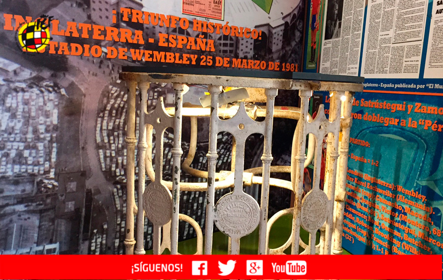Un pedacito de Wembley en el Museo de la Selección