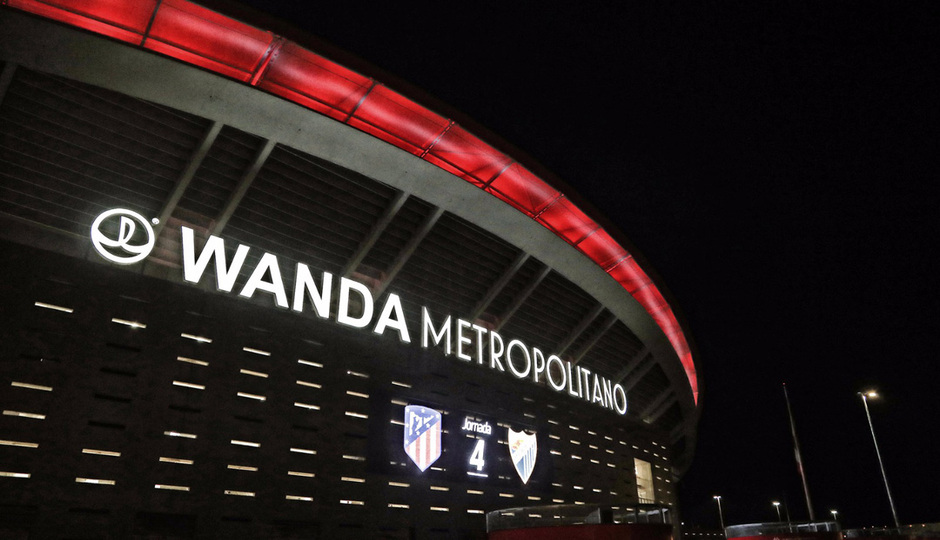 Fachada del Wanda Metropolitano